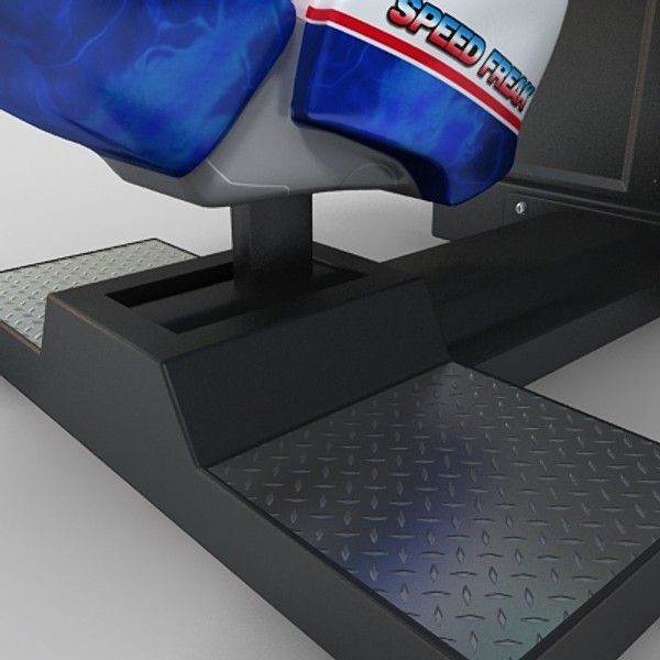 3d arcade bike racing model - arcade bike racing by monkeyodoom