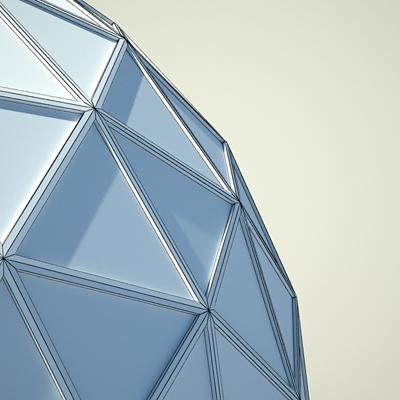 3d truss dome cupola model - Truss_07_dome cupola by bihoreanul