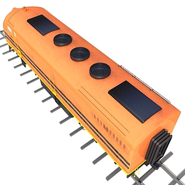 3d model train railway - Train by Gandoza