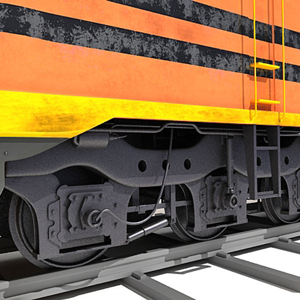 3d model train railway - Train by Gandoza