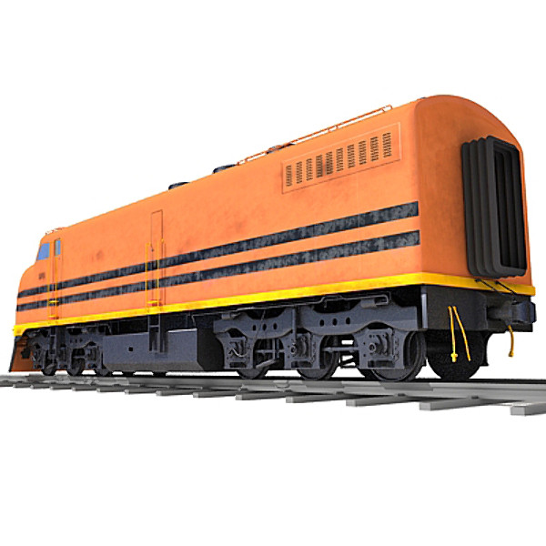 3d model train railway - Train by Gandoza