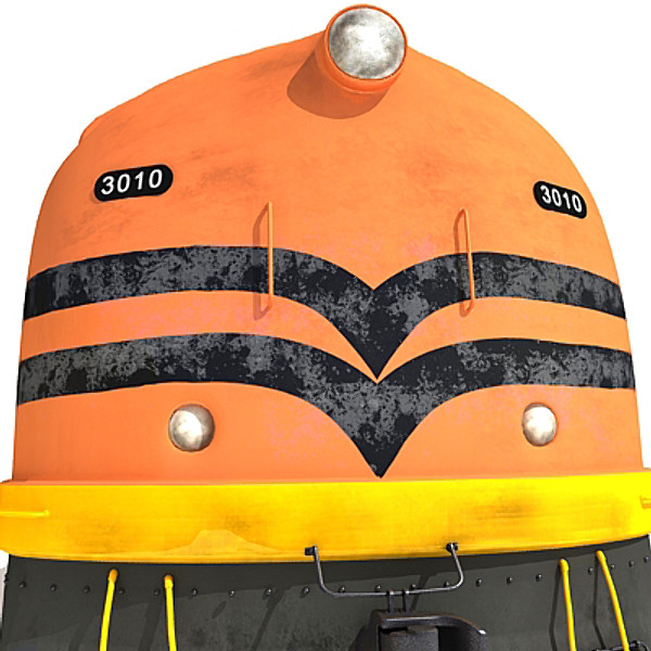 3d model train railway - Train by Gandoza