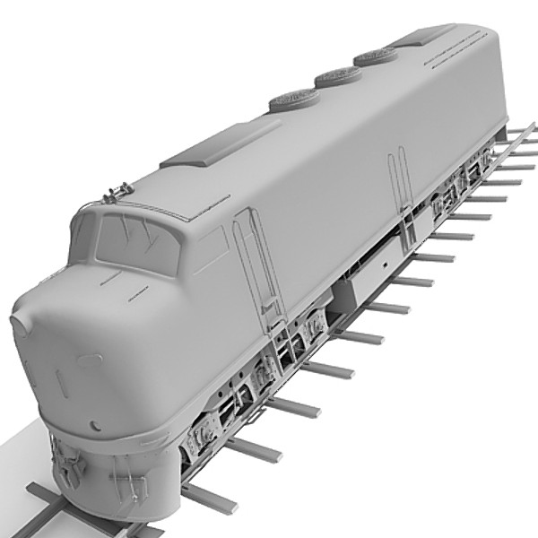 3d model train railway - Train by Gandoza