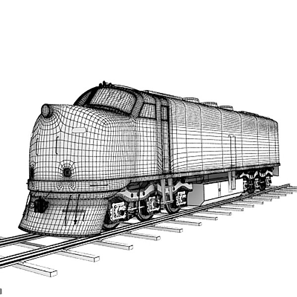 3d model train railway - Train by Gandoza