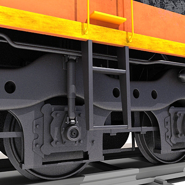 3d model train railway - Train by Gandoza
