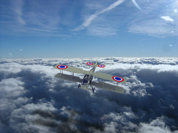 3d fighter model - Aircraft Spad A2 by kento studios