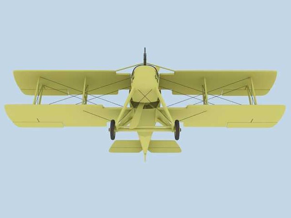 3d fighter model - Aircraft Spad A2 by kento studios