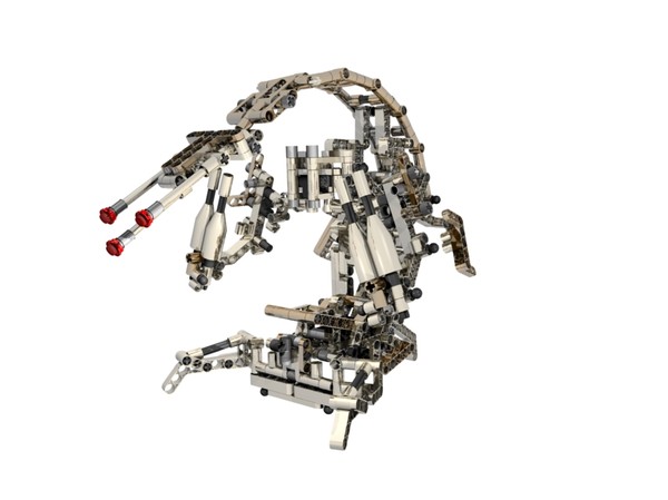 3d blend destroyer droid star wars - Destroyer Droid Star Wars Lego technic code 8002 by FcGrreat