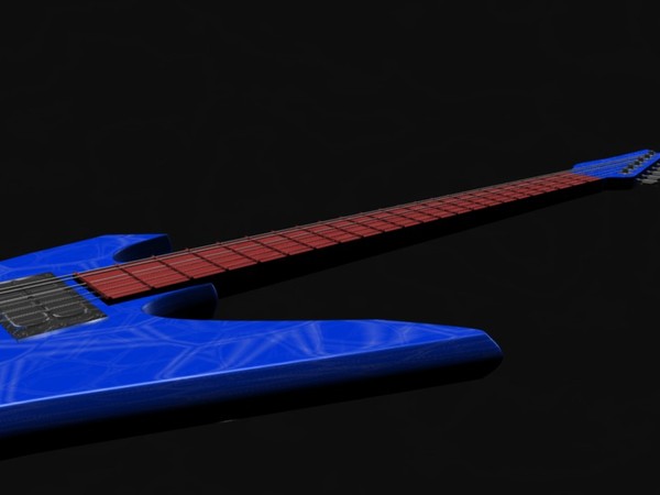 free 3ds mode guitar electric - Electric Guitar by EzGraphs