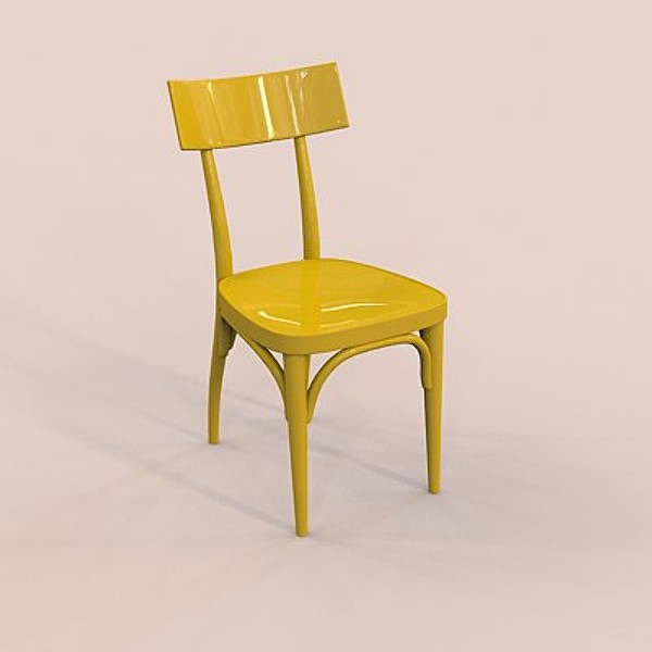 chair thonet hermann czech 3d max - chair thonet hermann czech by zelosh