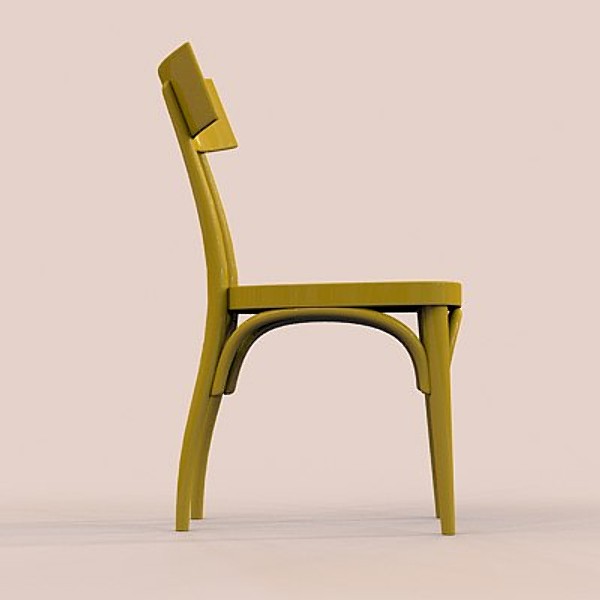 chair thonet hermann czech 3d max - chair thonet hermann czech by zelosh