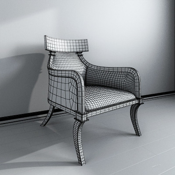 Klismos armchair