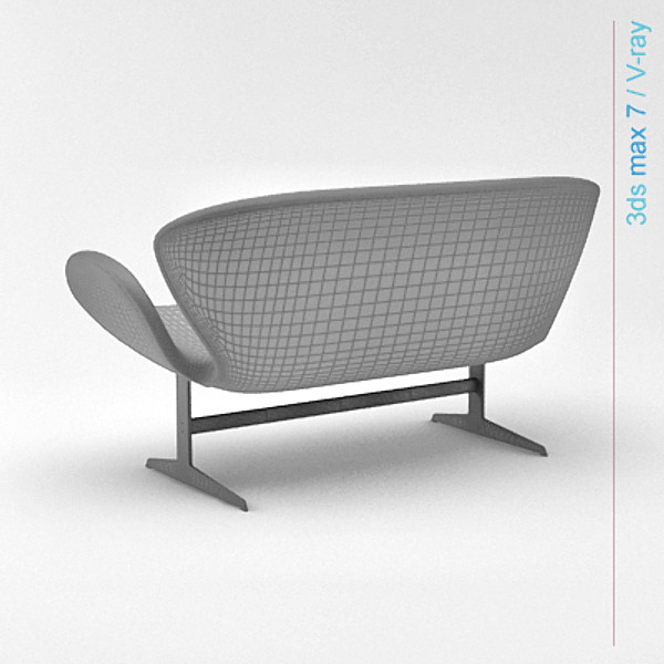 design swan obj - swan sofa by lajhar