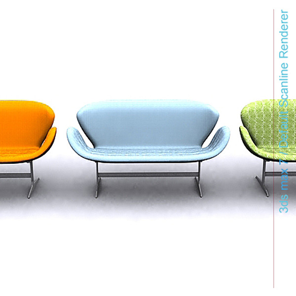 design swan obj - swan sofa by lajhar