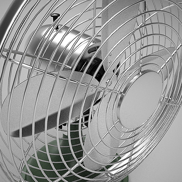 vintage air fan 3d x - Vintage Air Fan by RomanPritulyak