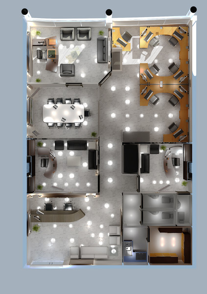 3dsmax interior company office room - Company Offices  interior - full details by Ralf128