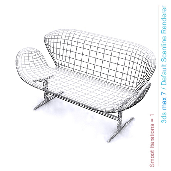 design swan obj - swan sofa by lajhar