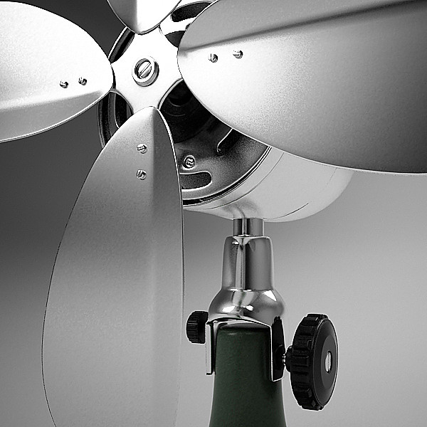 vintage air fan 3d x - Vintage Air Fan by RomanPritulyak