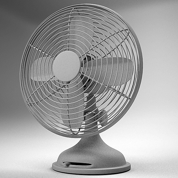 vintage air fan 3d x - Vintage Air Fan by RomanPritulyak