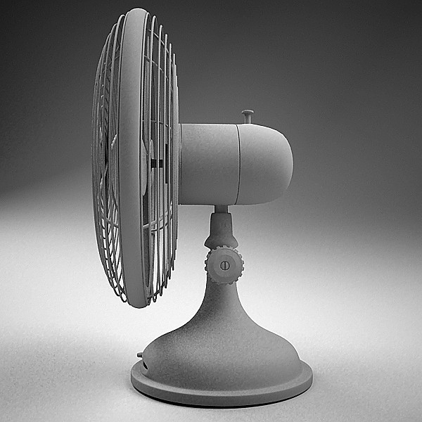 vintage air fan 3d x - Vintage Air Fan by RomanPritulyak