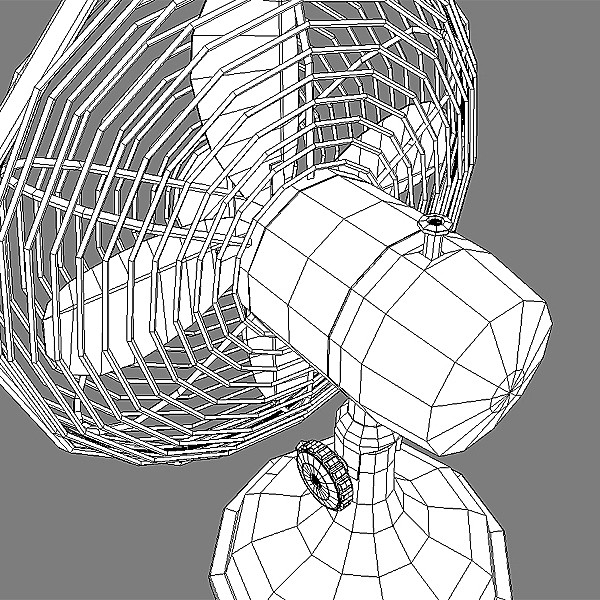 vintage air fan 3d x - Vintage Air Fan by RomanPritulyak