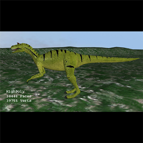 maya allosaurus ground sky - Allosaurus.mb by EMB3D