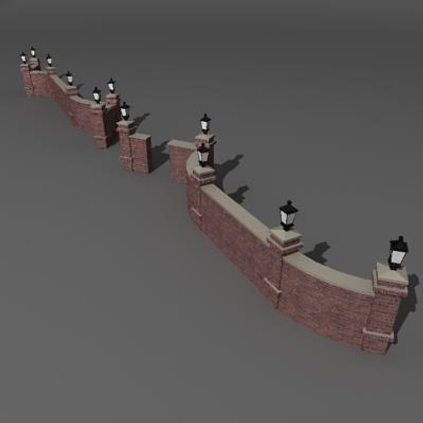decorative brick wall 3d ma - Decorative Brick Wall Collection by ArtboySHF