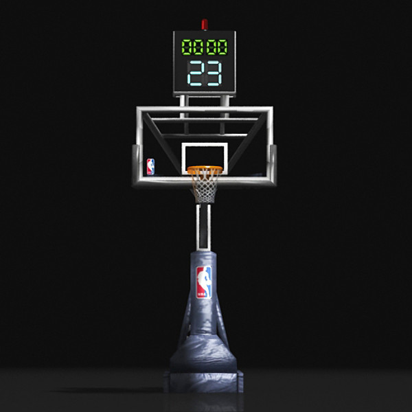 3d model telescopic basketball rim - Basketball rim by fabelar