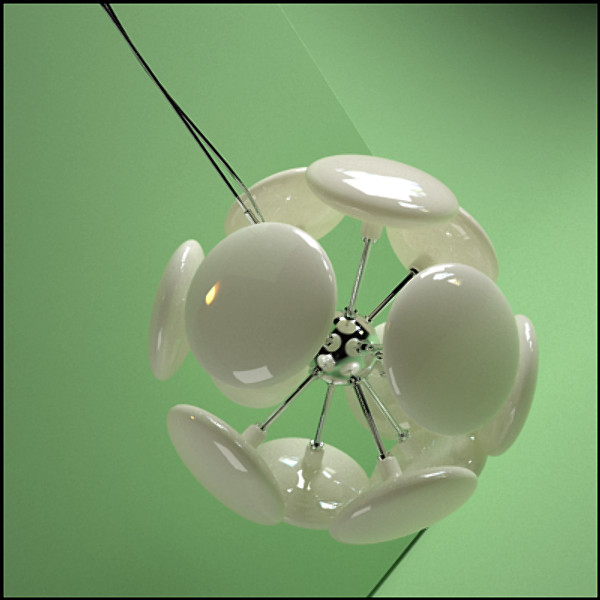 3d hanging lamp model - Lamp003 by makula