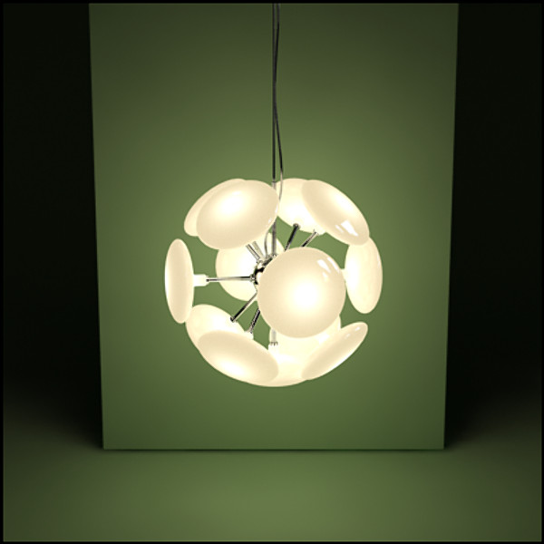3d hanging lamp model - Lamp003 by makula