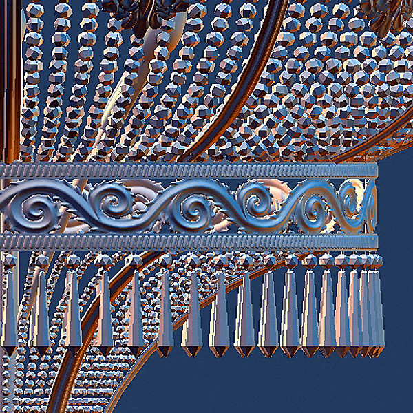 chandelier interior 3d max - Chandelier with Interior by CG ARTStudio