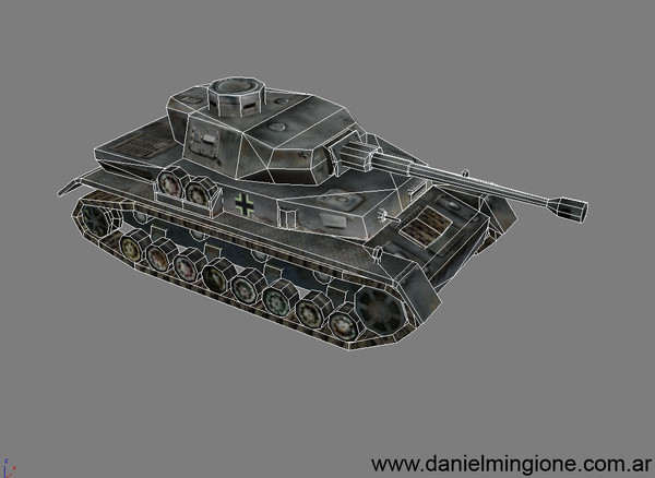 german tank 3ds - Panzer4_tank.rar by MingDaniel