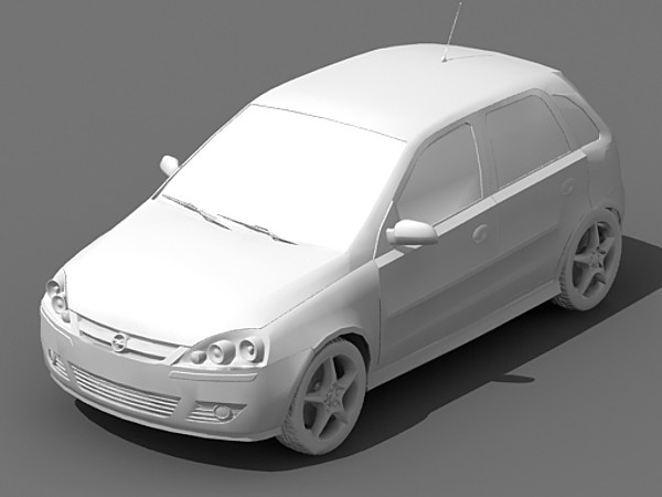 3d opel corsa model - Opel Corsa by fabelar