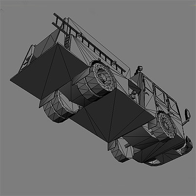 ready truck 3d model - Fire trucks collection... by GameArt3D