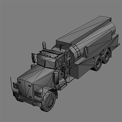 ready truck 3d model - Fire trucks collection... by GameArt3D