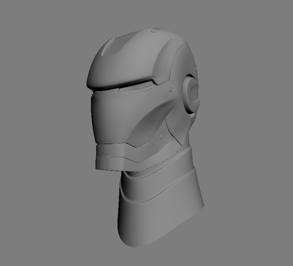 3dsmax ironman head - IronMan head by dentonvanzan