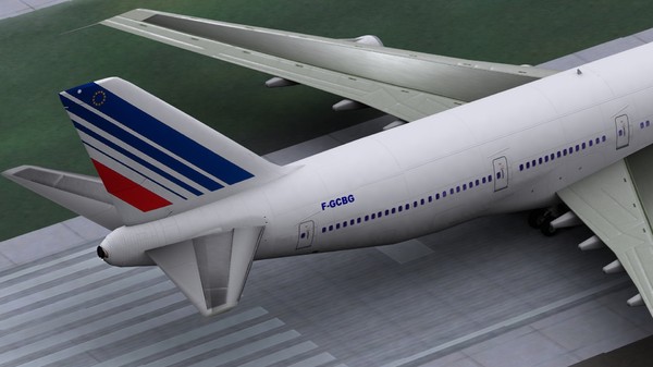 b747-200 air france 3d max - B747-200 by ali2128