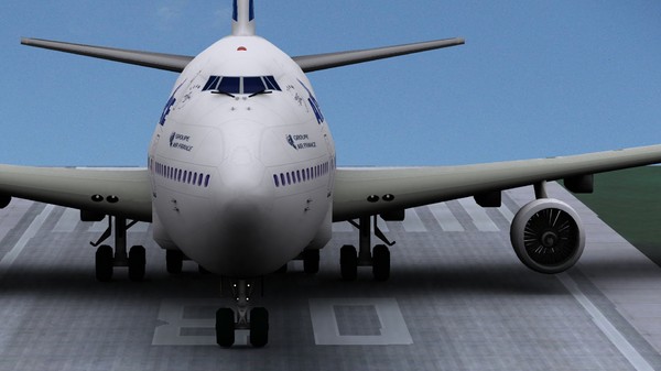 b747-200 air france 3d max - B747-200 by ali2128
