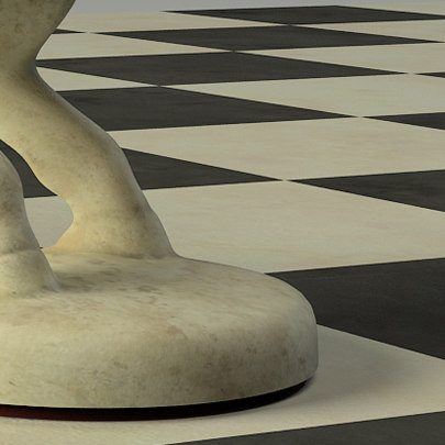 3d chess figures horse - Antique Chess Horse by ink3d
