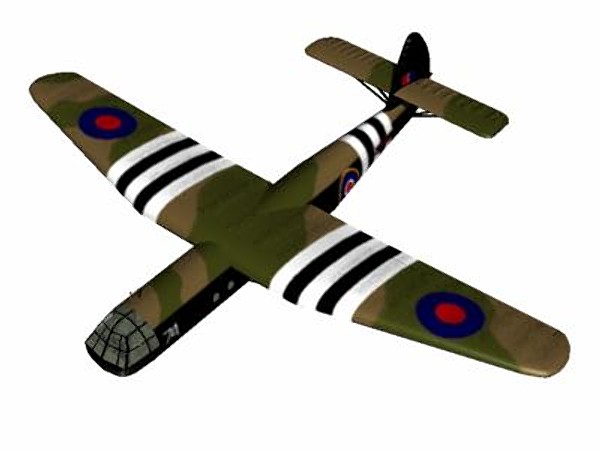 short stirling glider tug 3d model - Short Stirling Glider Tug by pbratt