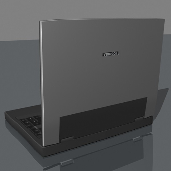 3d model notebook computer laptop - Notebook by mostlysquare