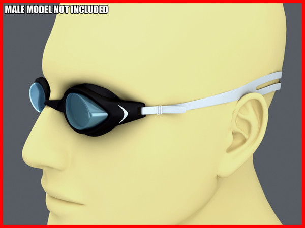 3dsmax water polo cap swimming - Water Polo Cap and Goggles by Tornado Studio