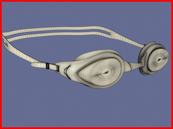 3dsmax water polo cap swimming - Water Polo Cap and Goggles by Tornado Studio
