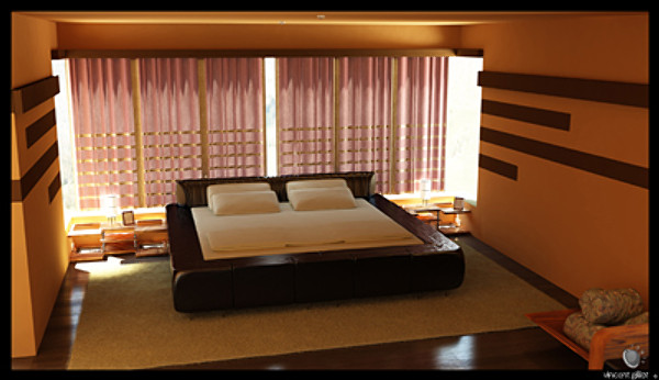 3d model of v-ray modern interior - Tyi House by SuIXo