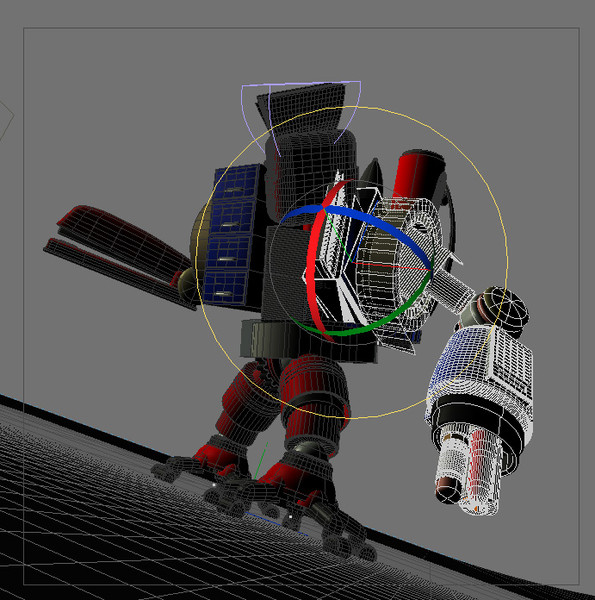 3d model robot character stationery - Robot character made from Stationery by crashtackle