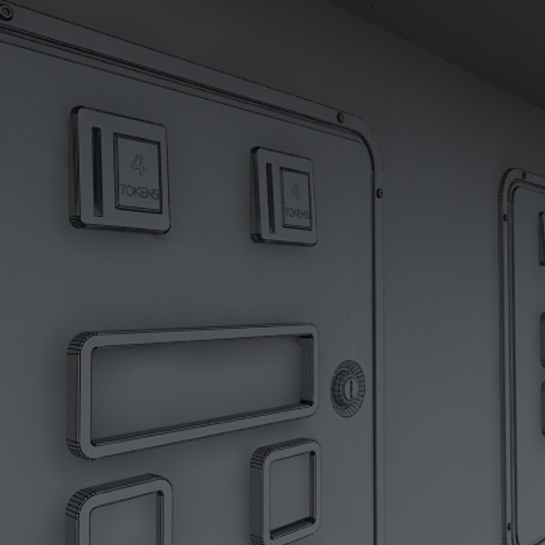 3d stand arcade 4 player model - stand up arcade 4 player by monkeyodoom