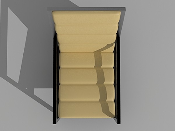 3d model of steel chair - Chair2 by fabelar