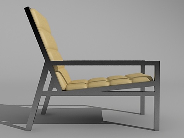 3d model of steel chair - Chair2 by fabelar