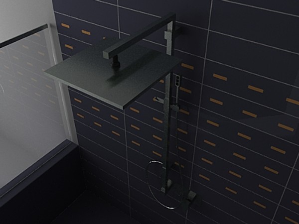 3d ponsi shower italia model - Ponsi Italia shower by fabelar