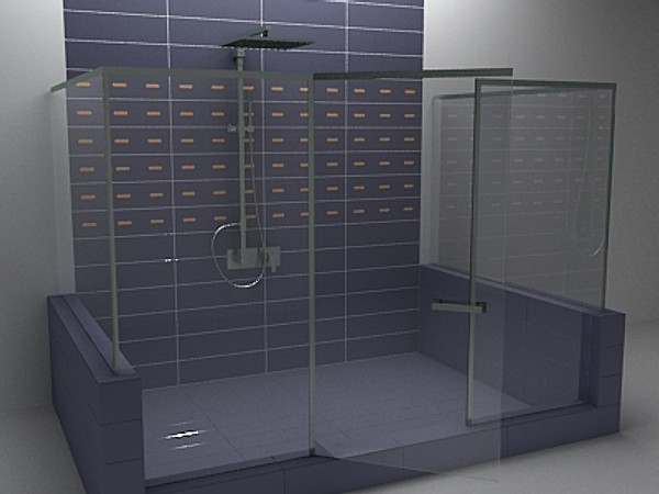 3d ponsi shower italia model - Ponsi Italia shower by fabelar